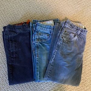 3 pairs boys mini boden pants